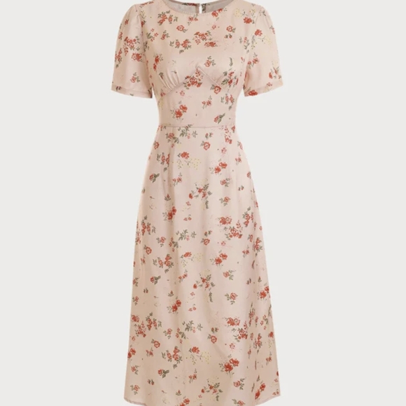 Rihoas Dresses & Skirts - Rihoas light pink midi dress